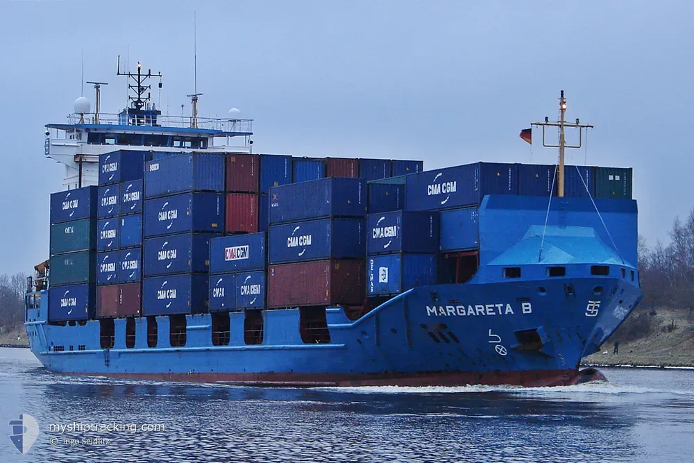 s.j. rima (Container Ship) - IMO 9121883, MMSI 667001225, Call Sign 9LU2028 under the flag of Sierra Leone