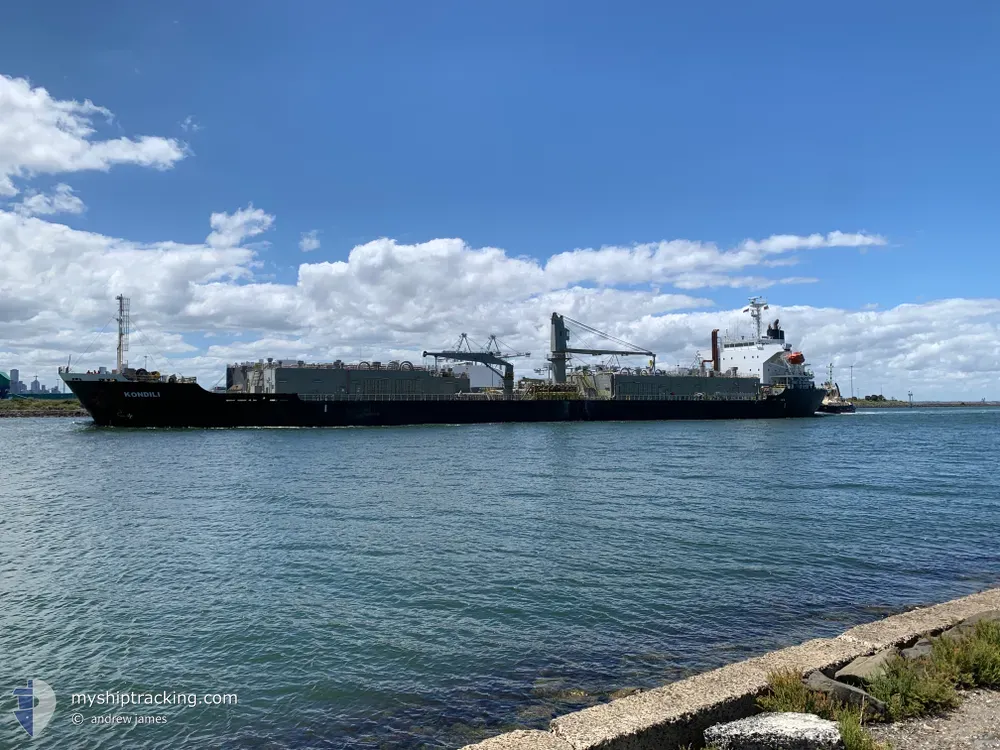 kondili (Cement Carrier) - IMO 9367633, MMSI 311000696, Call Sign C6DJ8 under the flag of Bahamas