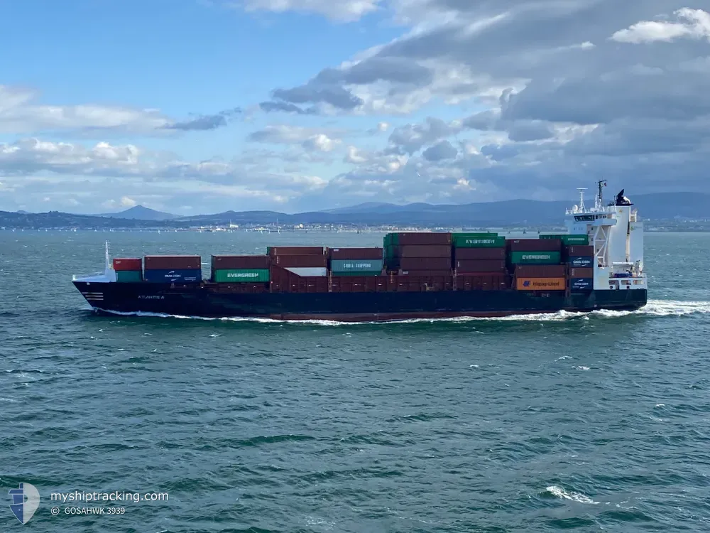 atlantis a (Container Ship) - IMO 9354375, MMSI 255805954, Call Sign CQIG6 under the flag of Madeira