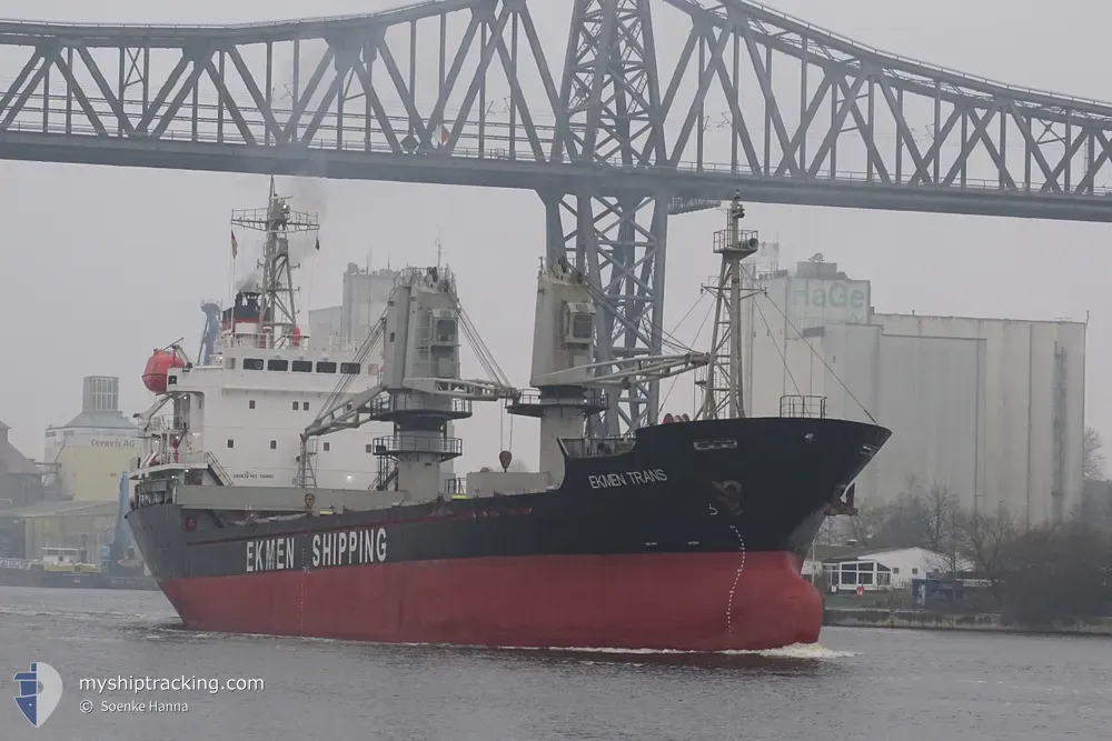 ekmen trans (General Cargo Ship) - IMO 9204348, MMSI 314616000, Call Sign 8PBI8 under the flag of Barbados