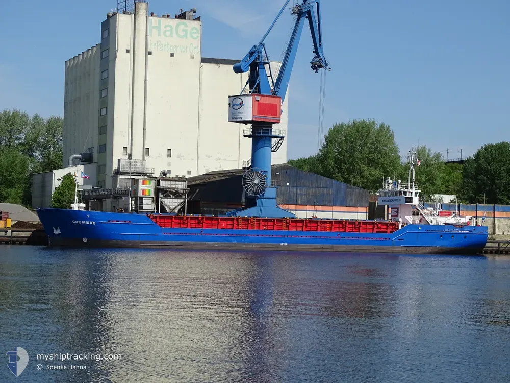 coe mieke (General Cargo Ship) - IMO 8912481, MMSI 352001928, Call Sign 3E3739 under the flag of Panama