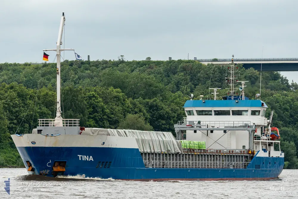 talina b (General Cargo Ship) - IMO 9466221, MMSI 210534000, Call Sign 5BCV6 under the flag of Cyprus