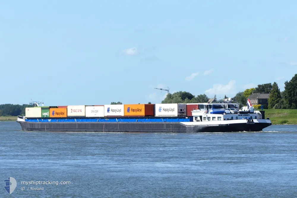 new jersey (Cargo ship) - IMO , MMSI 244927482, Call Sign PE3193 under the flag of Netherlands