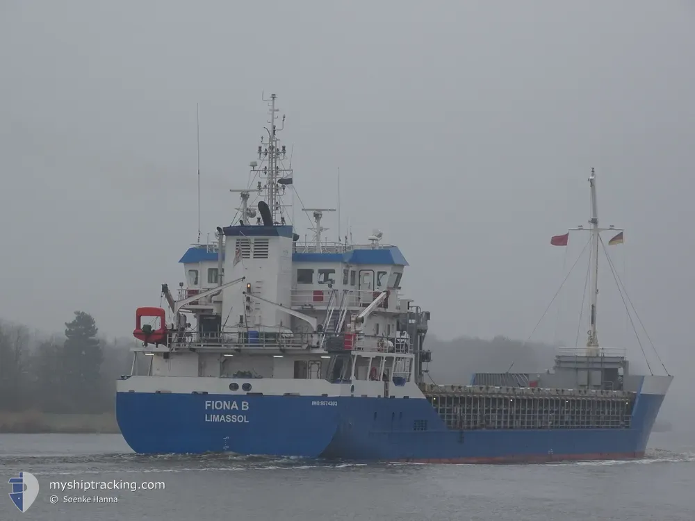 fiona b (General Cargo Ship) - IMO 9574303, MMSI 210529000, Call Sign 5BCX6 under the flag of Cyprus