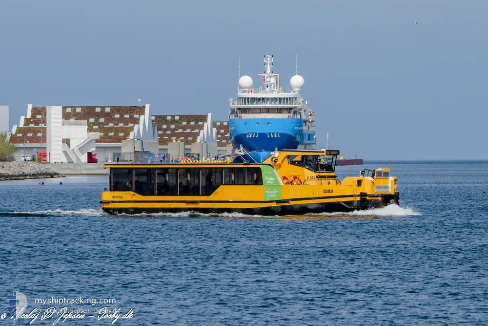 bryggen (Passenger ship) - IMO , MMSI 219026300, Call Sign OYBG under the flag of Denmark