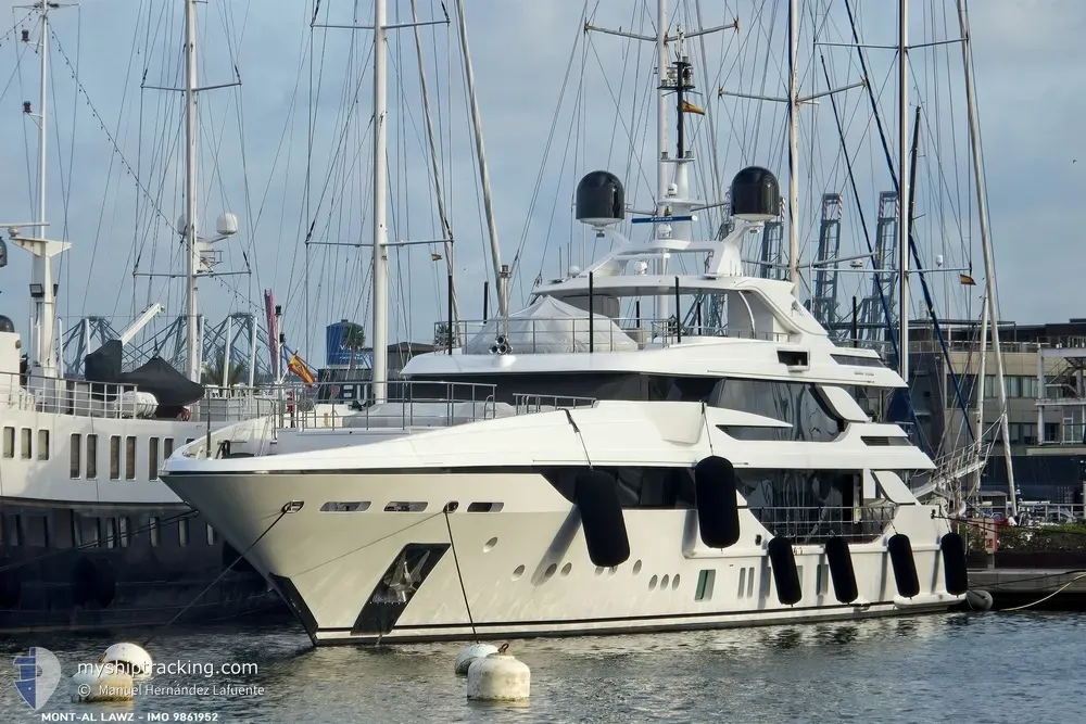 mont-al lawz (Yacht) - IMO 9861952, MMSI 319179700, Call Sign ZGIX6 under the flag of Cayman Islands