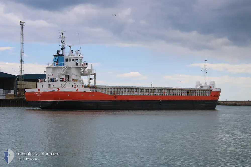 clarity (General Cargo Ship) - IMO 9370305, MMSI 232043564, Call Sign MMDV9 under the flag of United Kingdom (UK)