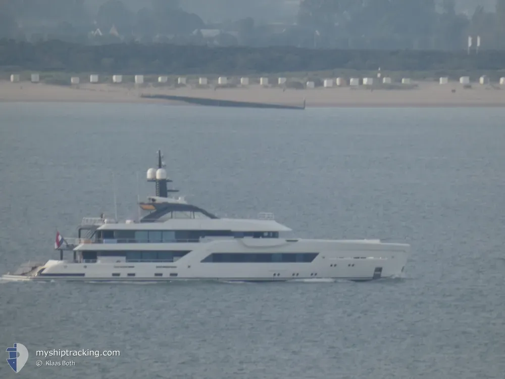 damen yachting 6005 (Pleasure craft) - IMO 9960019, MMSI 244002348, Call Sign PI8221 under the flag of Netherlands