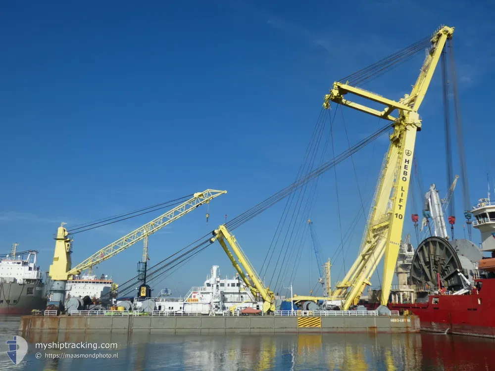 hebo-lift 10 (Crane Ship) - IMO 8010506, MMSI 246920000, Call Sign PGEI under the flag of Netherlands