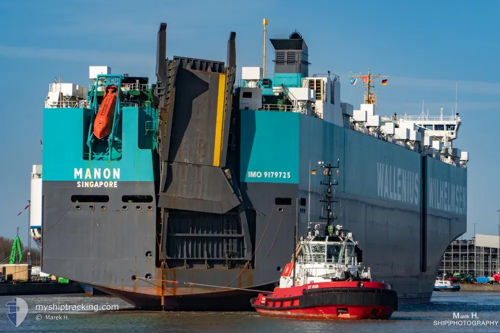 manon (Vehicles Carrier) - IMO 9179725, MMSI 259001000, Call Sign LATJ8 under the flag of Norway