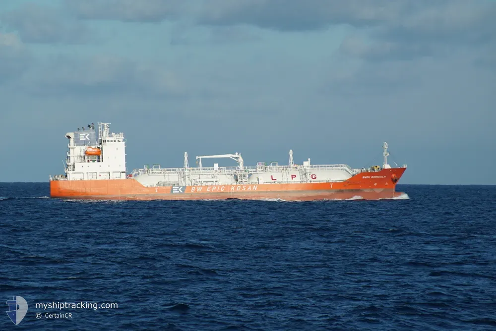 bwek bornholm (LPG Tanker) - IMO 9947029, MMSI 256110000, Call Sign 9HA5700 under the flag of Malta