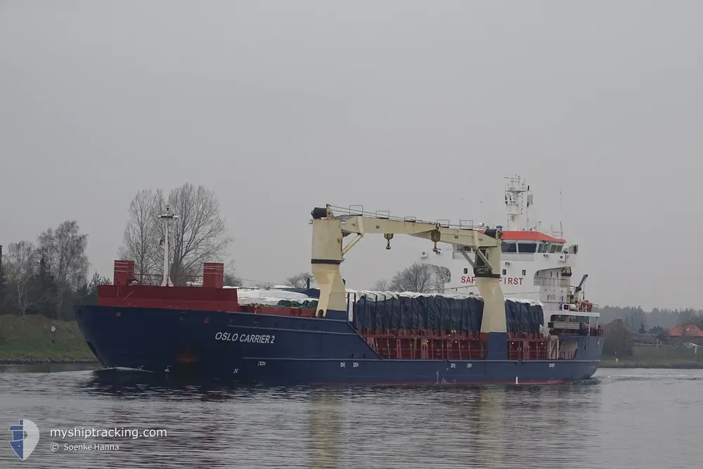 oslo carrier 2 (General Cargo Ship) - IMO 9366134, MMSI 258042000, Call Sign LASO8 under the flag of Norway