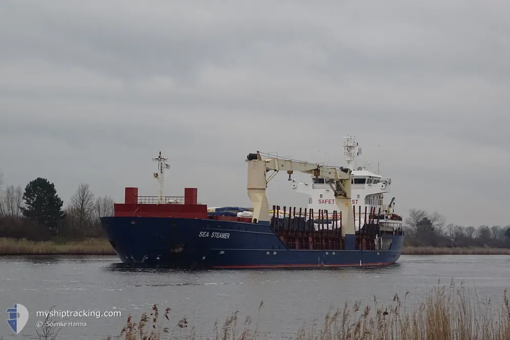 sea steamer (General Cargo Ship) - IMO 9366158, MMSI 258045000, Call Sign LASQ8 under the flag of Norway