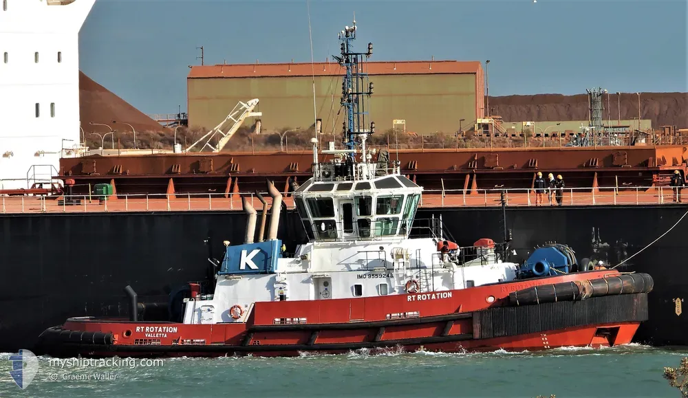 rt rotation (Tug) - IMO 9559248, MMSI 503000216, Call Sign VZAG under the flag of Australia