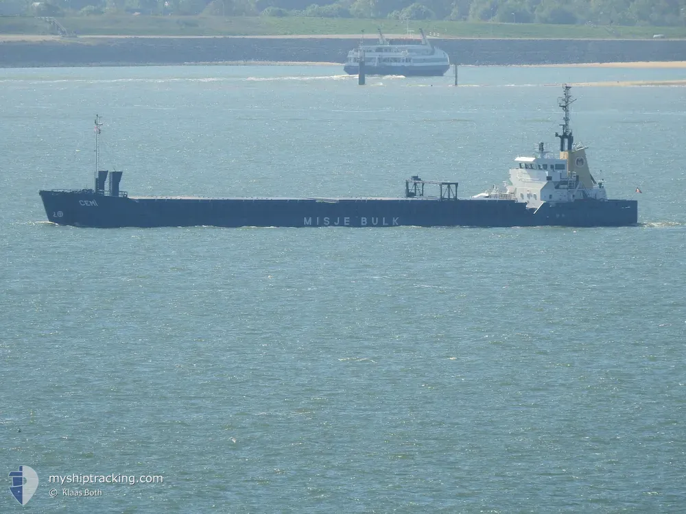 cemile (General Cargo Ship) - IMO 8822612, MMSI 577439000, Call Sign YJWS9 under the flag of Vanuatu