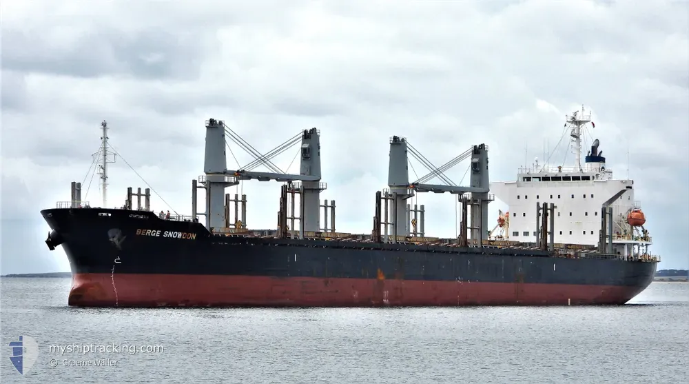 berge snowdon (Bulk Carrier) - IMO 9738882, MMSI 636021972, Call Sign 5LGO9 under the flag of Liberia