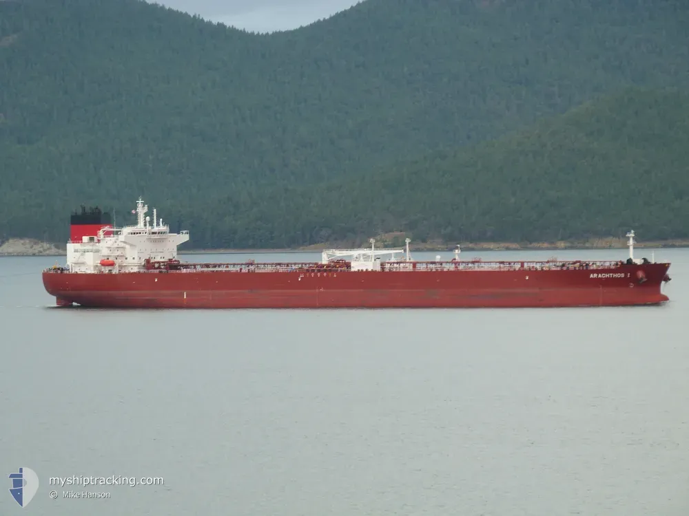 arachthos i (Crude Oil Tanker) - IMO 9935143, MMSI 636021090, Call Sign 5LCF6 under the flag of Liberia