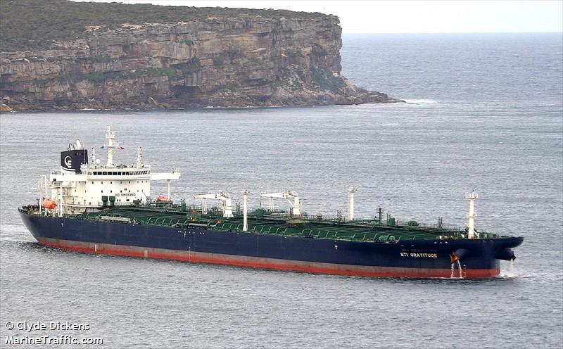 sti gratitude (Crude Oil Tanker) - IMO 9722182, MMSI 538005819, Call Sign V7HG9 under the flag of Marshall Islands