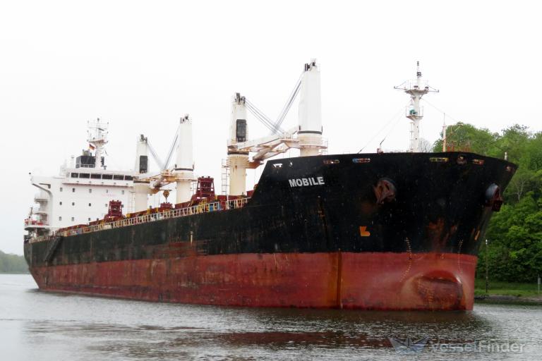 mobile (Bulk Carrier) - IMO 9450765, MMSI 636014798, Call Sign A8WP4 under the flag of Liberia