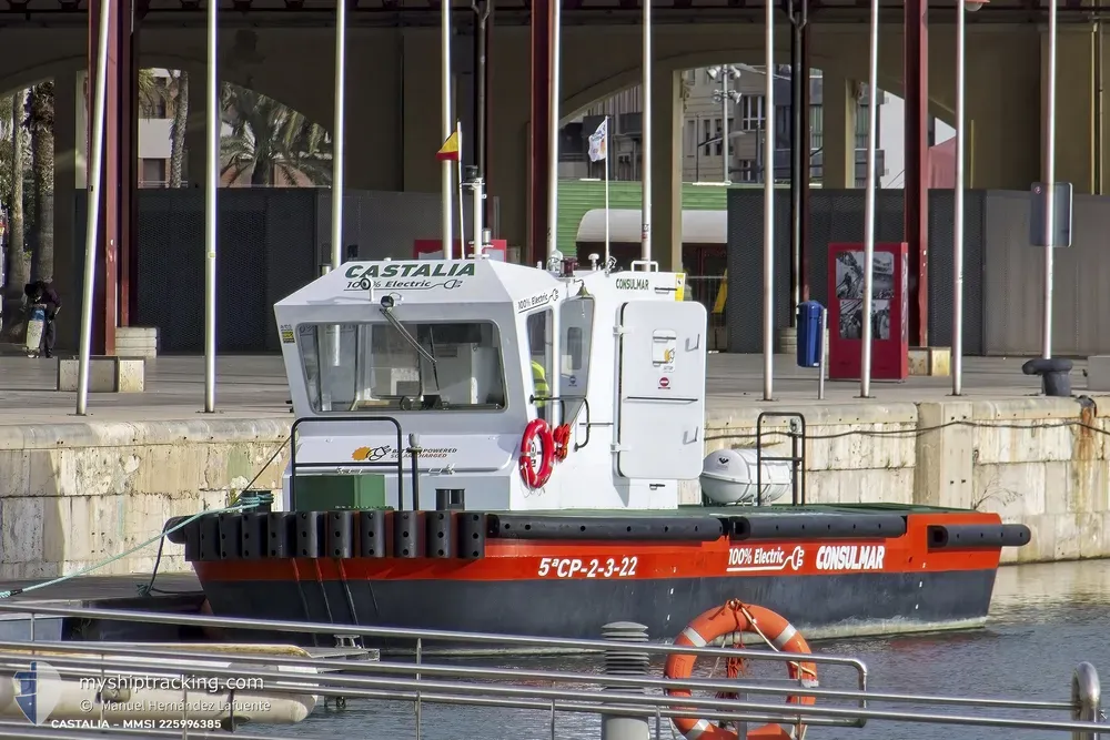 castalia (Tug) - IMO , MMSI 225996385 under the flag of Spain