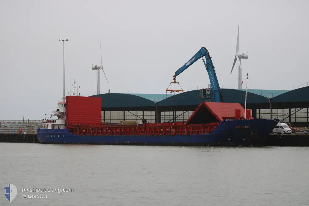 snp wind (General Cargo Ship) - IMO 9132038, MMSI 314667000, Call Sign 8PCO1 under the flag of Barbados