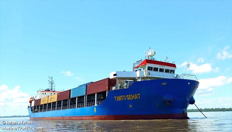 id mv.tanto sehat (Container Ship) - IMO 9714197, MMSI 525013034, Call Sign JZWC under the flag of Indonesia