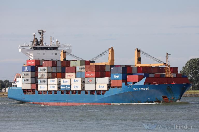 jonni ritscher (Container Ship) - IMO 9333383, MMSI 636091136, Call Sign A8JT7 under the flag of Liberia