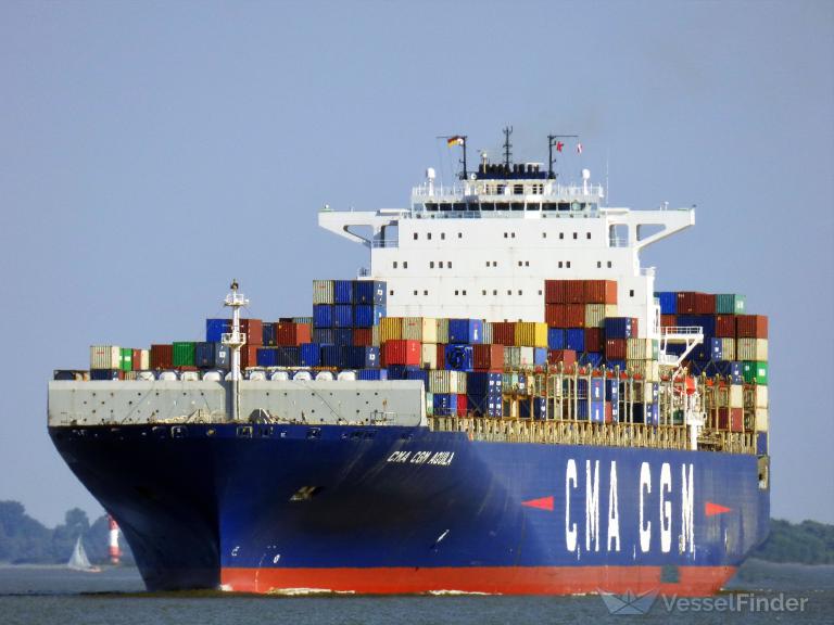 cma cgm aquila (Container Ship) - IMO 9410741, MMSI 215217000, Call Sign 9HA5018 under the flag of Malta