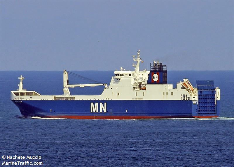 mn calao (Ro-Ro Cargo Ship) - IMO 9642394, MMSI 228027900, Call Sign FIEI under the flag of France