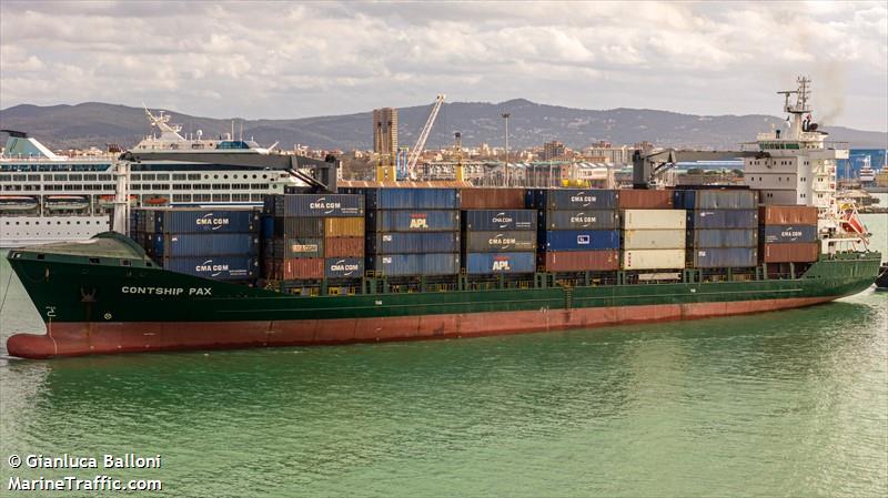 contship pax (Container Ship) - IMO 9435521, MMSI 209575000, Call Sign 5BFG5 under the flag of Cyprus