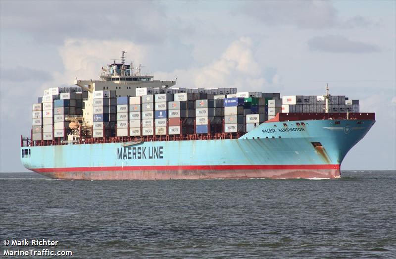 maersk kensington (Container Ship) - IMO 9333010, MMSI 303657000, Call Sign WMKN under the flag of Alaska