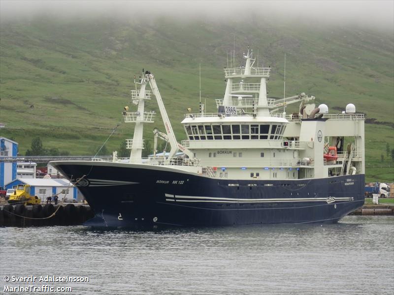 borkur-ii (Fishing Vessel) - IMO 9622966, MMSI 251072000, Call Sign TFEN under the flag of Iceland