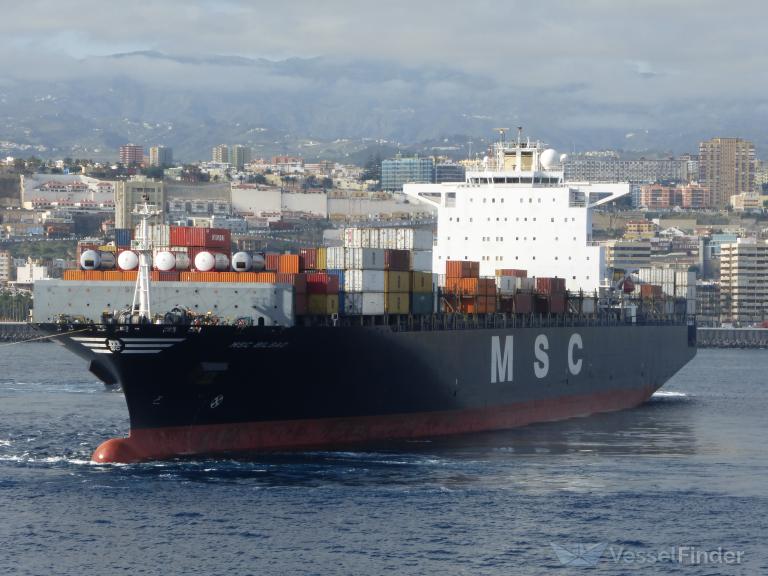 msc bilbao (Container Ship) - IMO 9301495, MMSI 255805571, Call Sign CQIV under the flag of Madeira