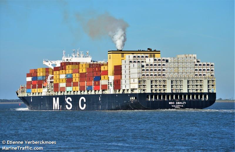 msc amalfi (Container Ship) - IMO 9605279, MMSI 229626000, Call Sign 9HA3462 under the flag of Malta