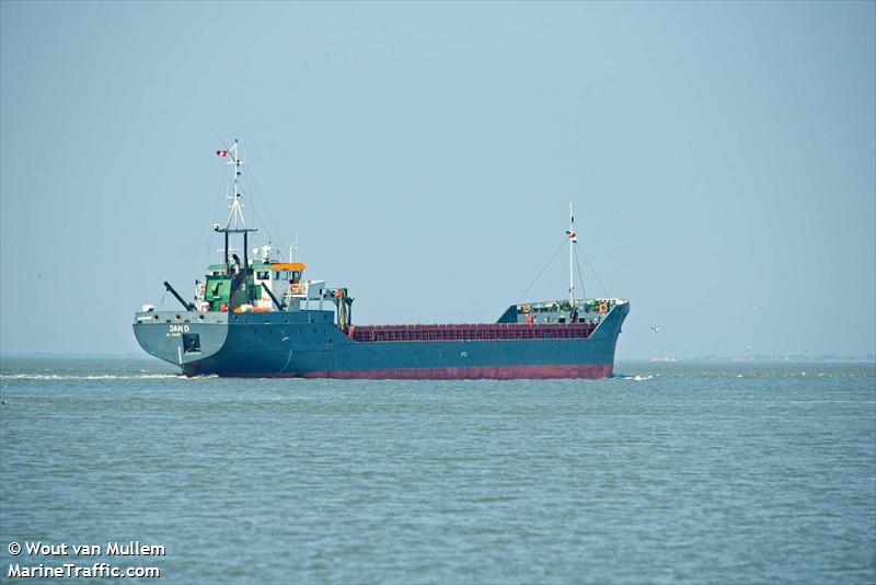 jan d (General Cargo Ship) - IMO 9013000, MMSI 305286000, Call Sign V2DO8 under the flag of Antigua & Barbuda