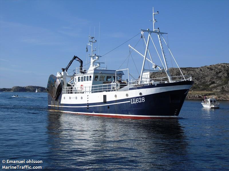 atlantic (Fishing Vessel) - IMO 8805468, MMSI 266199000, Call Sign SMCP under the flag of Sweden
