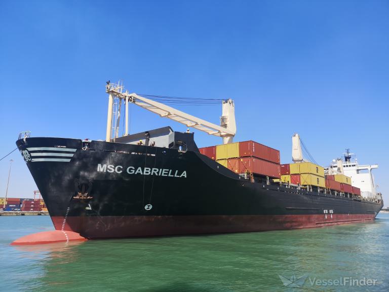 msc gabriella (Container Ship) - IMO 8413875, MMSI 372862000, Call Sign 3FRR under the flag of Panama