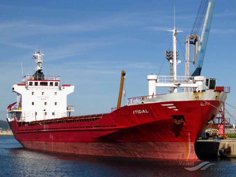 mv itidal (General Cargo Ship) - IMO 8003058, MMSI 671310000, Call Sign 5VBU4 under the flag of Togolese Rep