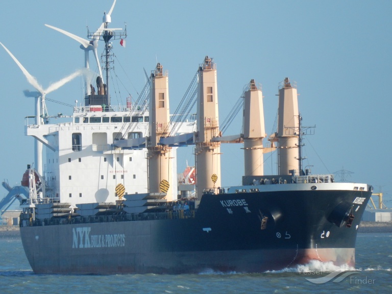 kurobe (General Cargo Ship) - IMO 9392171, MMSI 354204000, Call Sign 3FKY5 under the flag of Panama