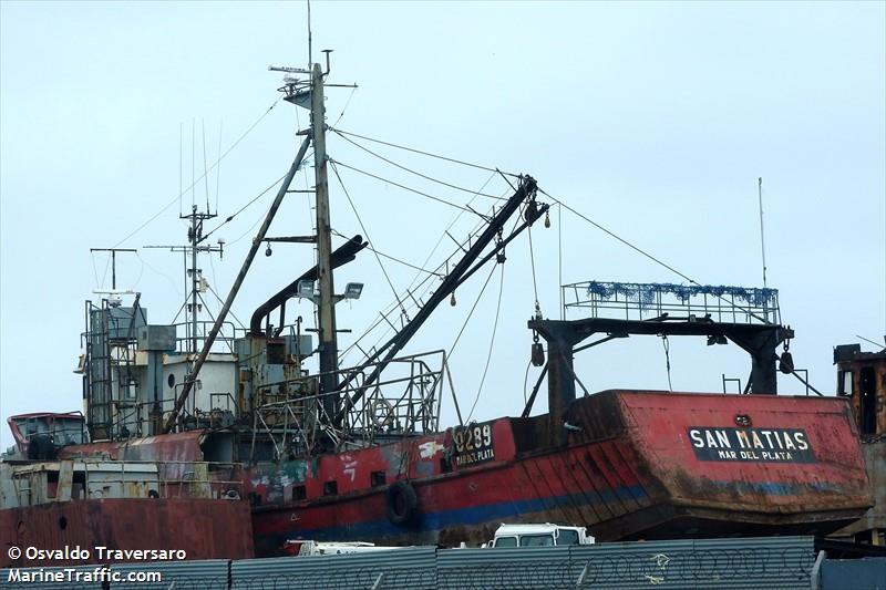 san matias (Fishing Vessel) - IMO 7128629, MMSI 701006050, Call Sign LW 4818 under the flag of Argentina