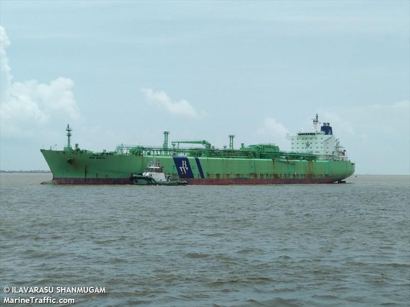 bw birch (LPG Tanker) - IMO 9320740, MMSI 419001563, Call Sign VTHX under the flag of India