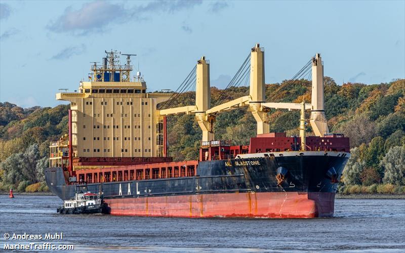 aal gladstone (General Cargo Ship) - IMO 9393541, MMSI 212669000, Call Sign 5BRV2 under the flag of Cyprus