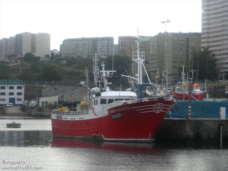 monte mazanteu (Fishing Vessel) - IMO 9014523, MMSI 232006840, Call Sign MRQT2 under the flag of United Kingdom (UK)