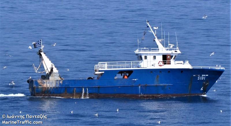 sidi (Fishing Vessel) - IMO 8694663, MMSI 237430000, Call Sign SW5087 under the flag of Greece