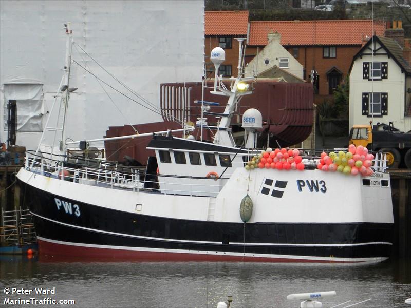 karen of ladram (Fishing vessel) - IMO , MMSI 234417000, Call Sign MWRD6 under the flag of United Kingdom (UK)