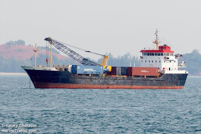 star line (General Cargo Ship) - IMO 8926999, MMSI 457471000, Call Sign JVQE6 under the flag of Mongolia