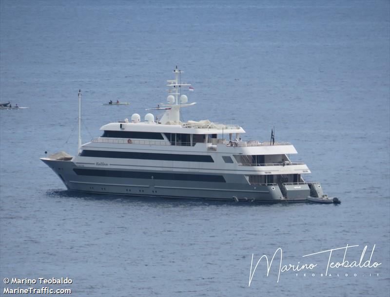 katina (Yacht) - IMO 9712838, MMSI 538071106, Call Sign V7PA6 under the flag of Marshall Islands