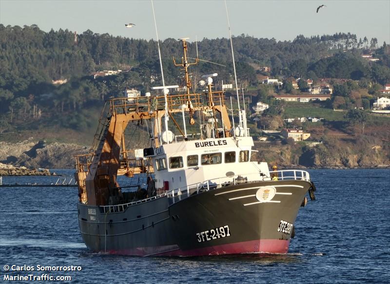 bureles (Fishing Vessel) - IMO 9160657, MMSI 224047360, Call Sign EANT under the flag of Spain