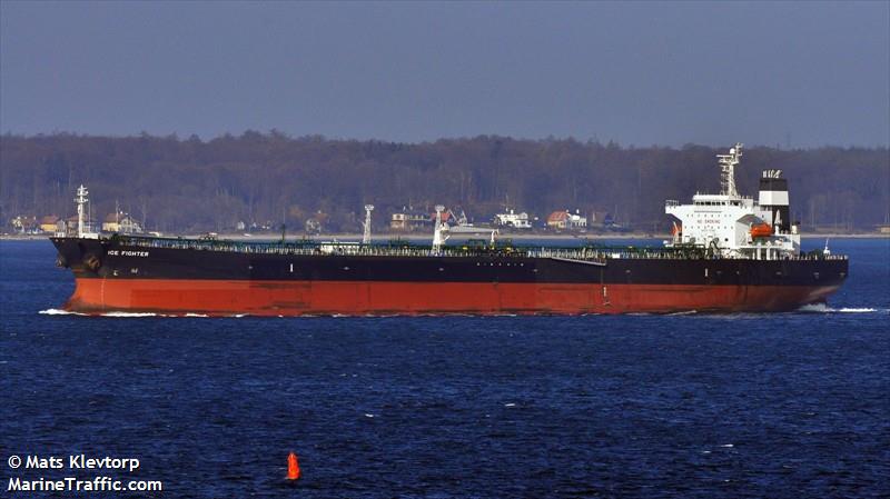 ice fighter (Crude Oil Tanker) - IMO 9333656, MMSI 636012630, Call Sign A8GR3 under the flag of Liberia
