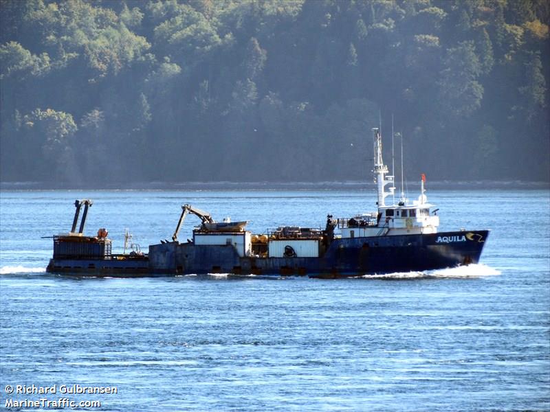 aquila (Fishing Vessel) - IMO 7127704, MMSI 367494000, Call Sign WCS6941 under the flag of United States (USA)